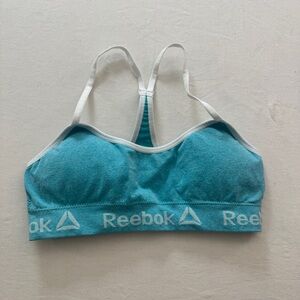 Reebok Kids Girls Large 12/21 Blue Sports Bra